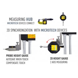 Tablet micron height gauge Force 1-20N Industry 4.0