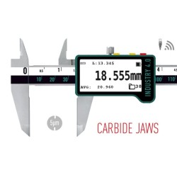 E-ink carbide jaws caliper Wireless for Industry 4.0