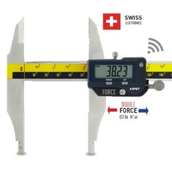 Wireless double force point jaws caliper IP67