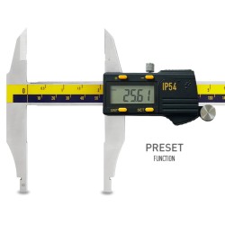 Preset digital point jaws caliper IP54