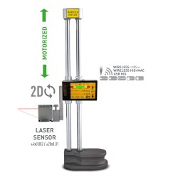 2D Motorized height gauge with LASER probe