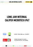 Long internal jaw caliper