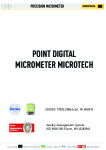 Point micrometer manual