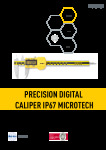 Digital caliper IP67 user manual