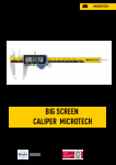 Carbide caliper IP54 user manual