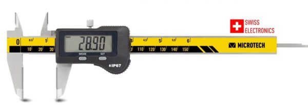 Carbide digital caliper IP67